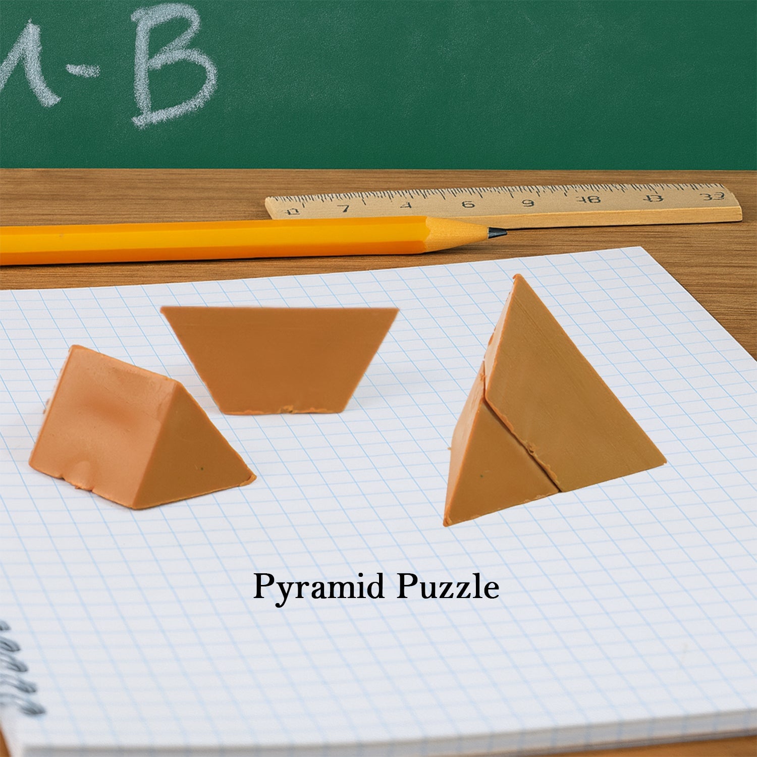 Fun 3D Pyramid Puzzle Block Toy Fun 3D Pyramid Puzzle Block Toy